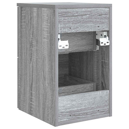 vidaXL Bathroom Cabinet In-between Grey Sonoma 30 x 41 x 50 cm