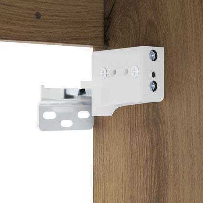 vidaXL Bathroom Cabinet In-between Old Wood 30 x 41 x 50 cm