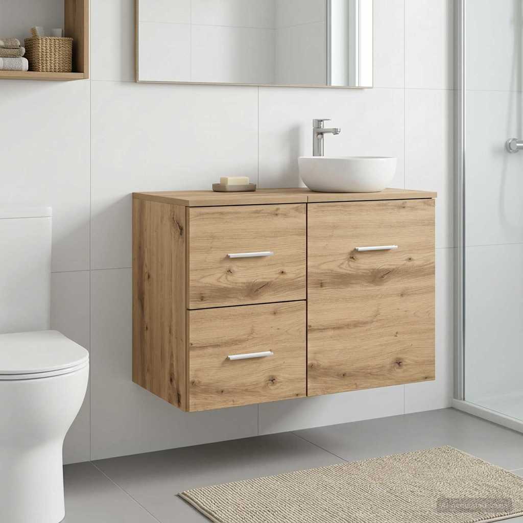 vidaXL Bathroom Cabinet In-between Old Wood 30 x 41 x 50 cm