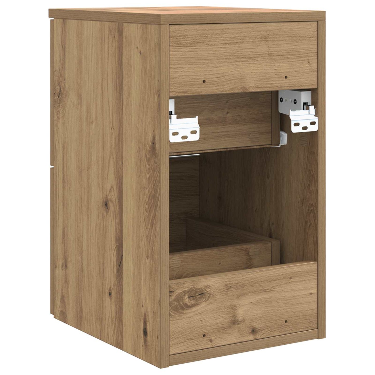 vidaXL Bathroom Cabinet In-between Old Wood 30 x 41 x 50 cm