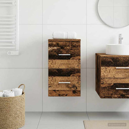 vidaXL Bathroom Cabinet In-between Artisan Oak 30 x 41 x 50 cm