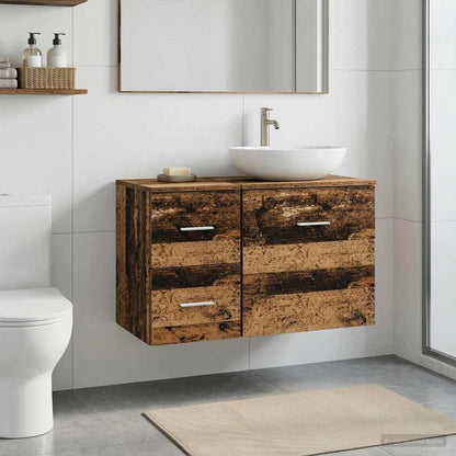 vidaXL Bathroom Cabinet In-between Artisan Oak 30 x 41 x 50 cm