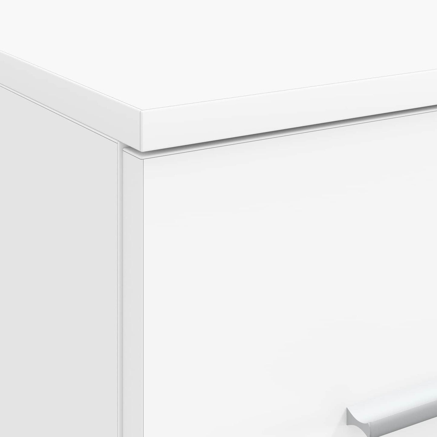 vidaXL Bathroom Cabinet In-between White 30 x 44.5 x 50 cm