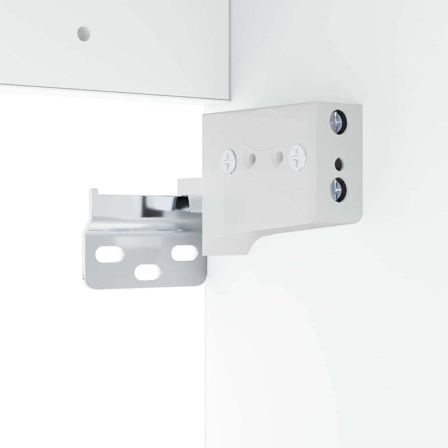 vidaXL Bathroom Cabinet In-between White 30 x 44.5 x 50 cm