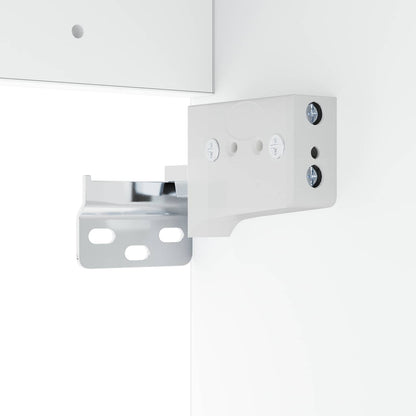 vidaXL Bathroom Cabinet In-between White 30 x 44.5 x 50 cm