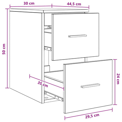 vidaXL Bathroom Cabinet In-between White 30 x 44.5 x 50 cm