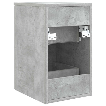 vidaXL Bathroom Cabinet In-between Concrete Grey 30 x 44.5 x 50 cm