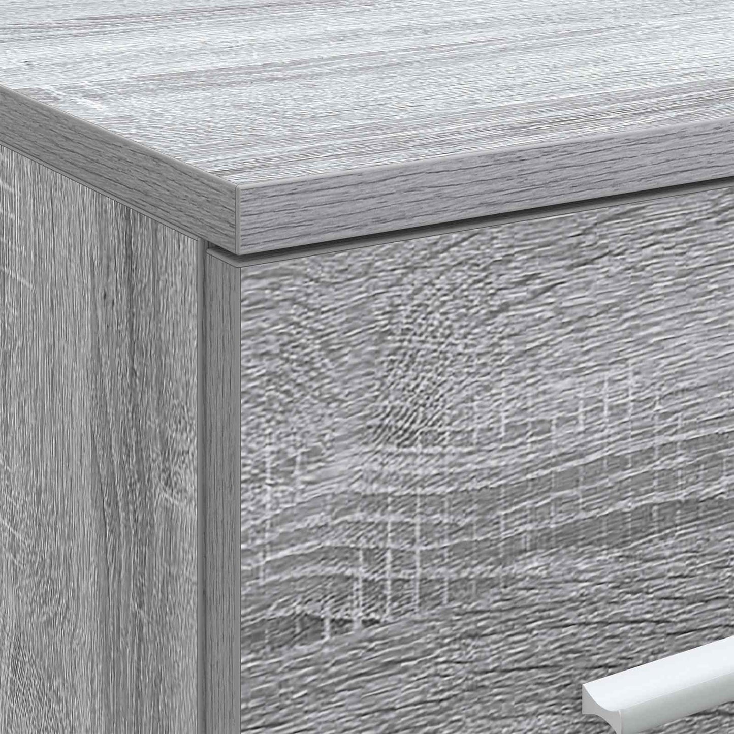 vidaXL Bathroom Cabinet In-between Grey Sonoma 30 x 44.5 x 50 cm