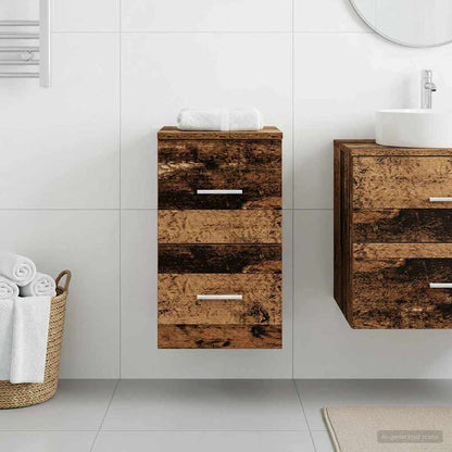 vidaXL Bathroom Cabinet In-between Artisan Oak 30 x 44.5 x 50 cm