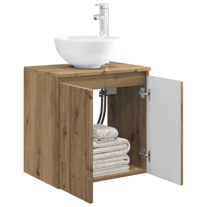 vidaXL Wall-Mounted Sink Vanity Artisan Oak 49.5 x 35 x 63 cm