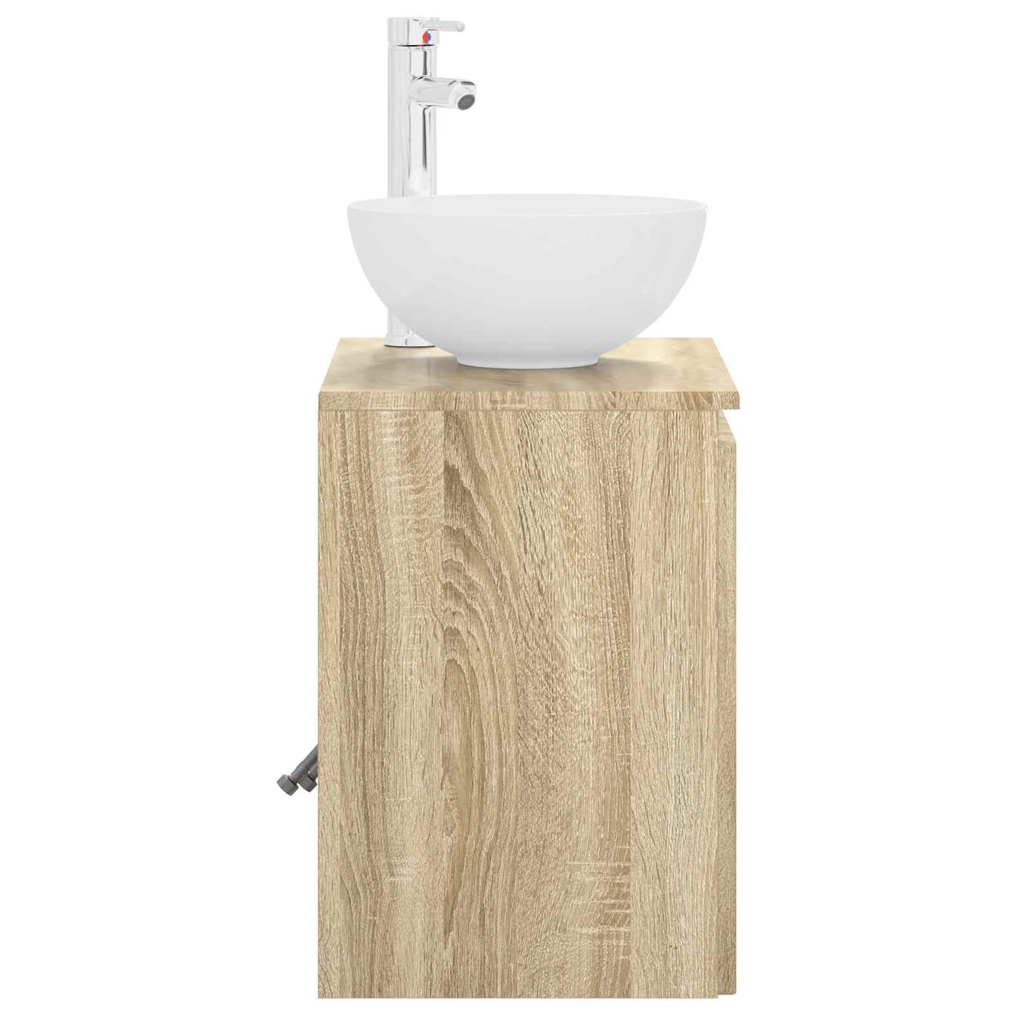 vidaXL Wall-Mounted Sink Vanity Sonoma Oak 49.5 x 41 x 64.5 cm