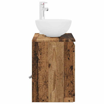vidaXL Wall-Mounted Sink Vanity Old Wood 49.5 x 41 x 64.5 cm