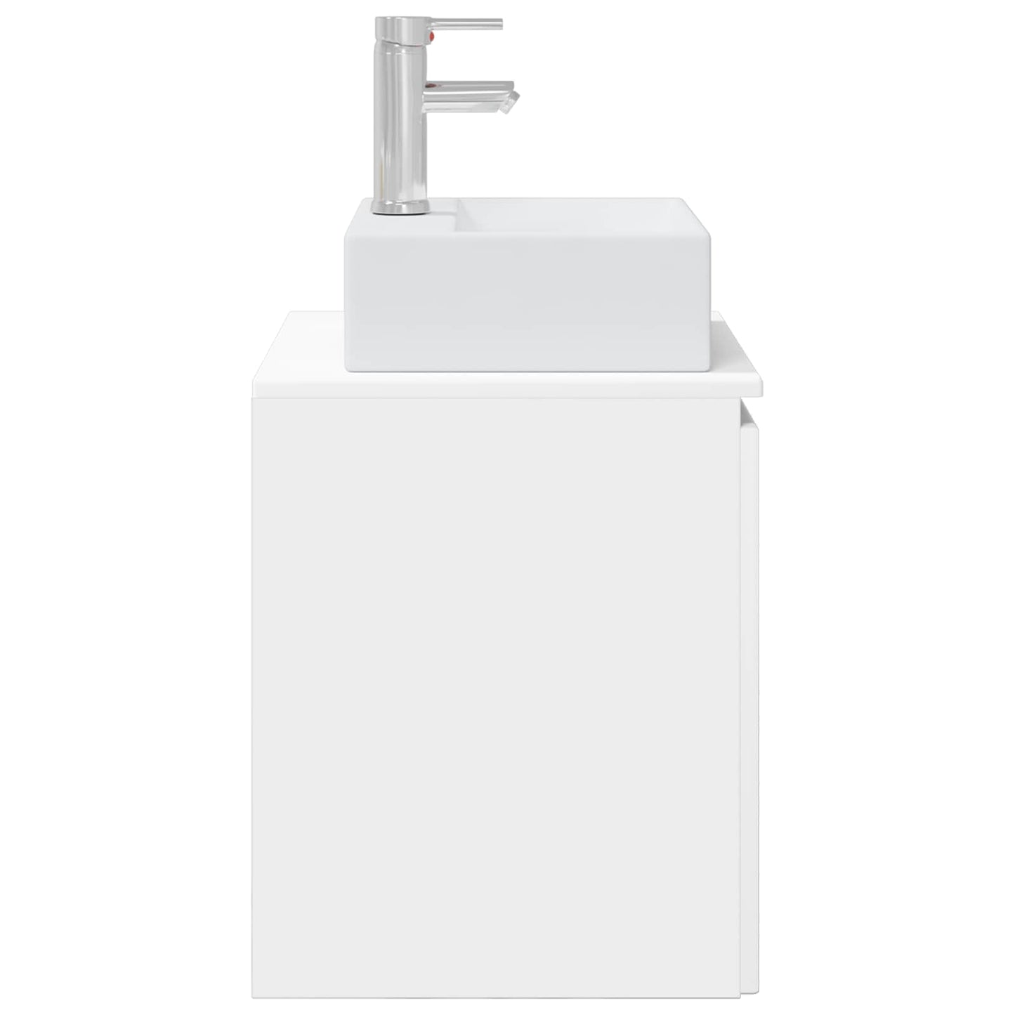 vidaXL Wall-Mounted Sink Vanity White 49.5 x 41 x 62.5 cm