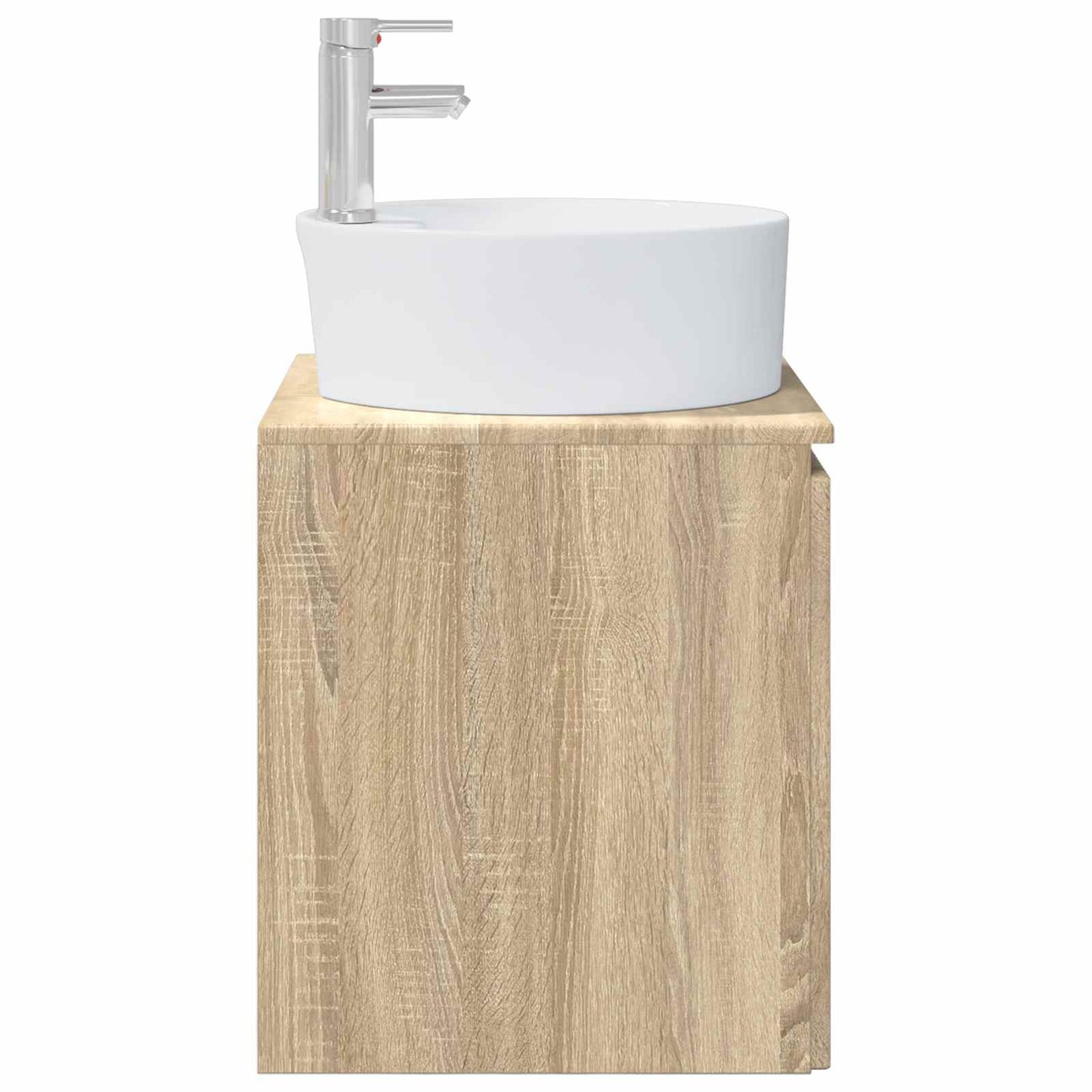 vidaXL Wall-Mounted Sink Vanity Sonoma Oak 49.5 x 44.5 x 65 cm