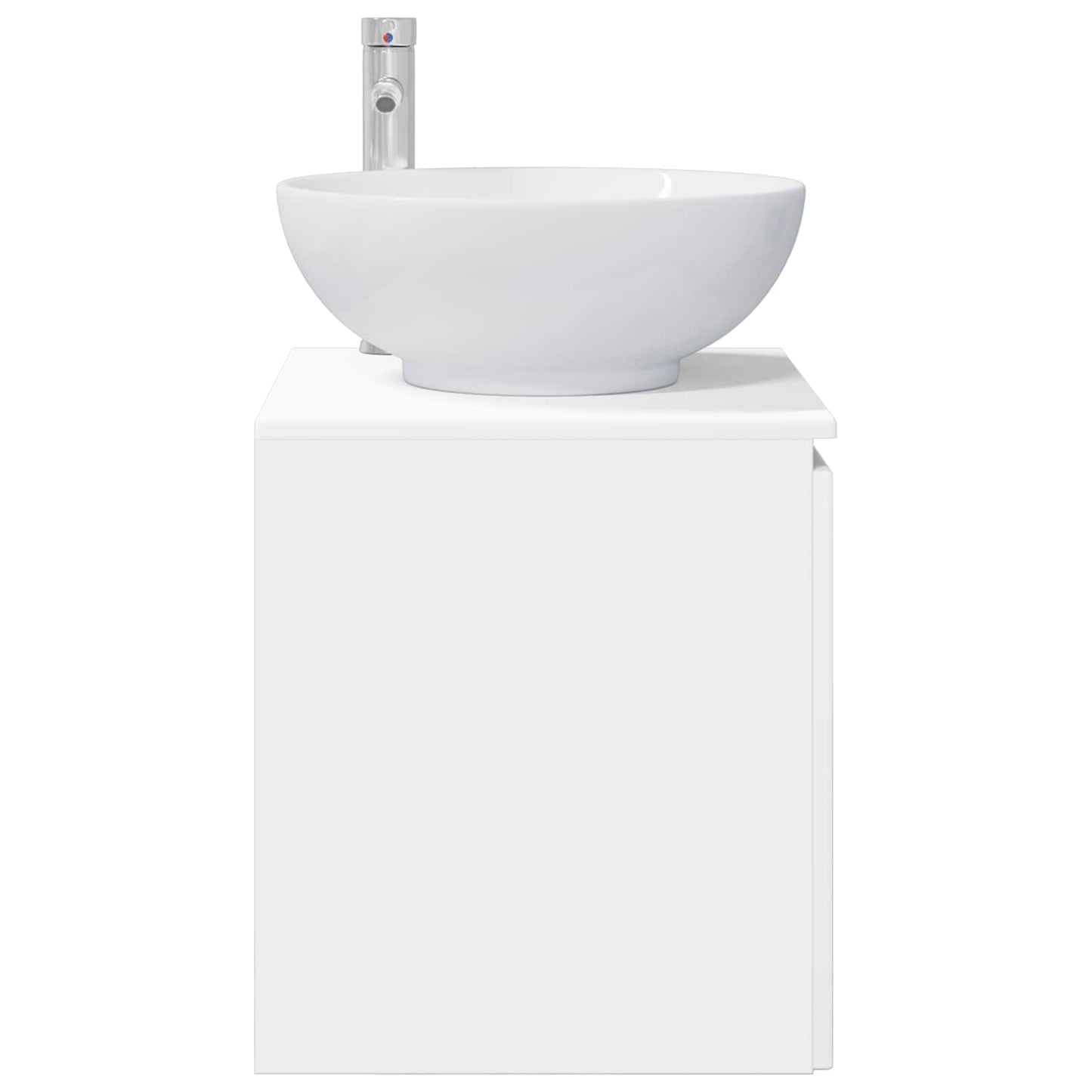 vidaXL Wall-Mounted Sink Vanity White 49.5 x 44.5 x 65 cm