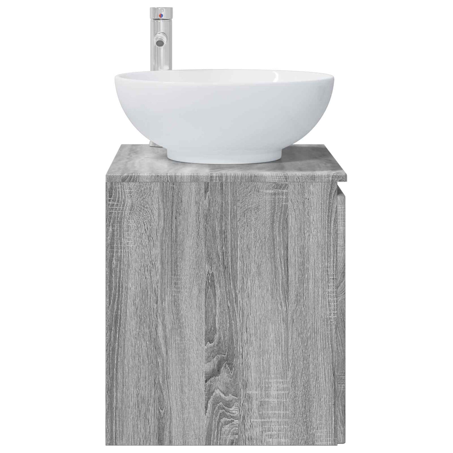 vidaXL Wall-Mounted Sink Vanity Grey Sonoma 49.5 x 44.5 x 65 cm