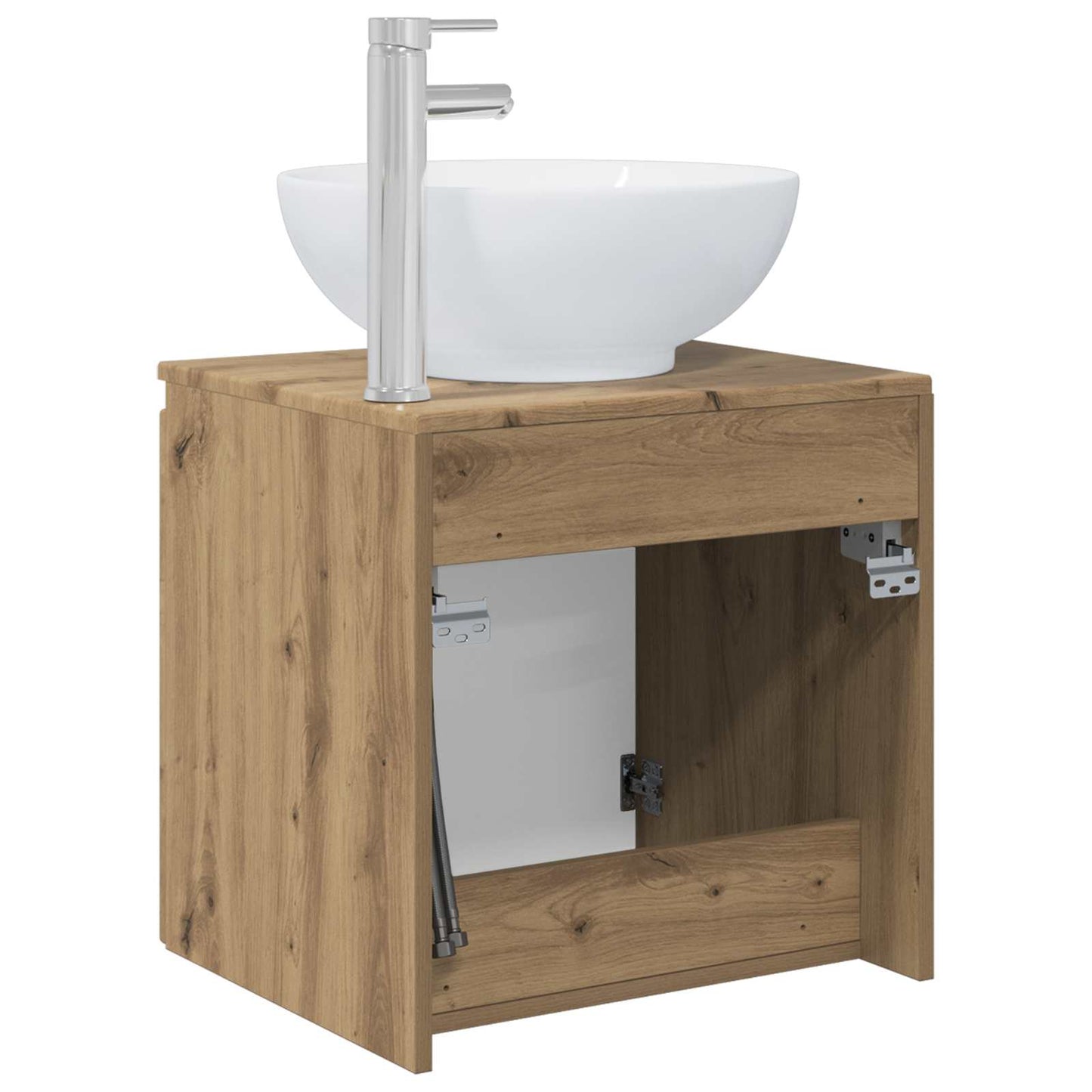 vidaXL Wall-Mounted Sink Vanity Artisan Oak 49.5 x 44.5 x 65 cm