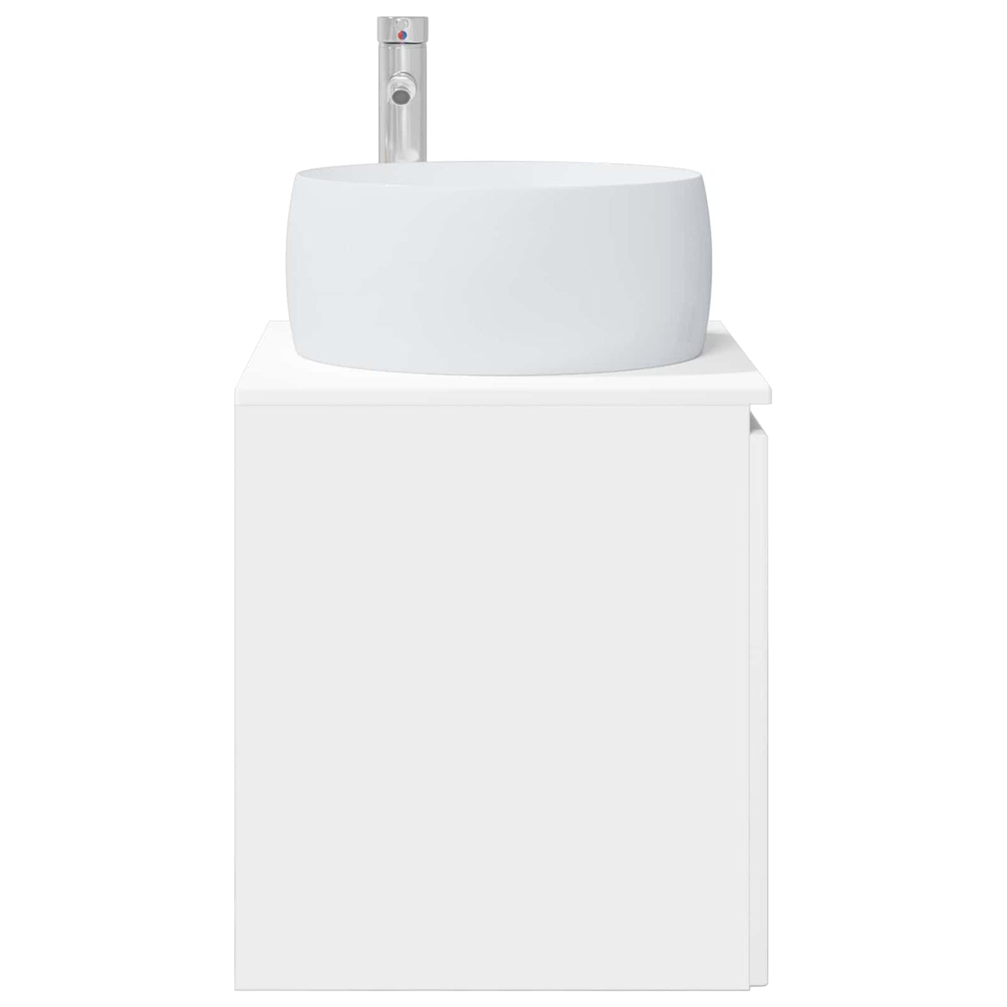 vidaXL Wall-Mounted Sink Vanity White 49.5 x 44.5 x 66 cm