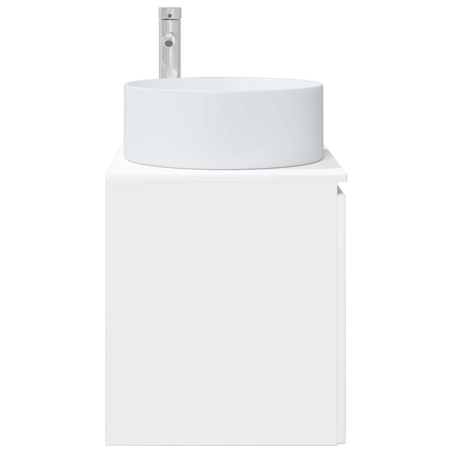 vidaXL Wall-mounted Sink Vanity White 49.5 x 44.5 x 65.5 cm
