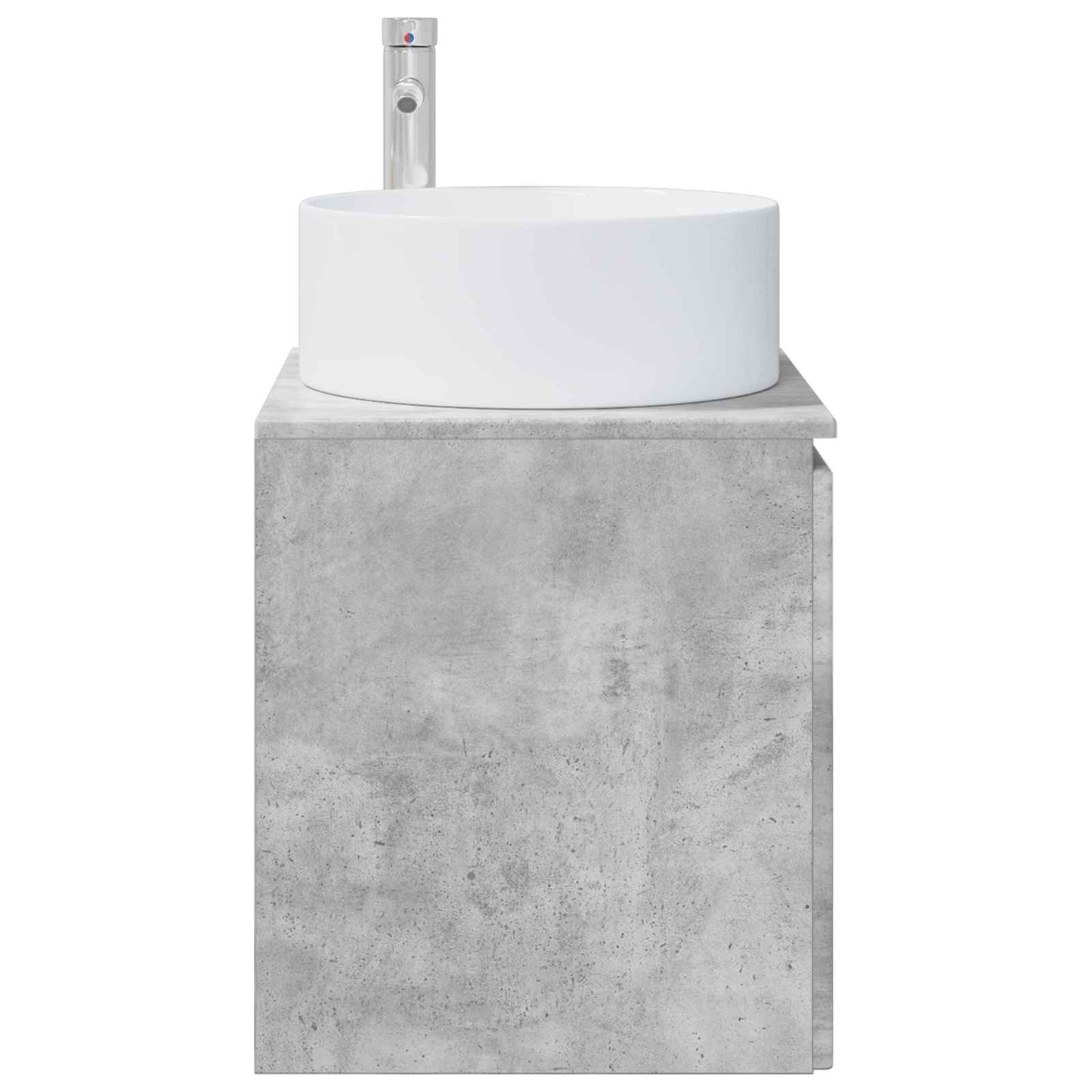 vidaXL Wall-mounted Sink Vanity Concrete Grey 49.5 x 44.5 x 65.5 cm