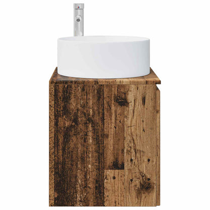 vidaXL Wall-mounted Sink Vanity Old Wood 49.5 x 44.5 x 65.5 cm
