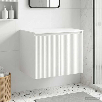 vidaXL Wall-mounted Bathroom Cabinet White 62.5 x 44.5 x 50 cm