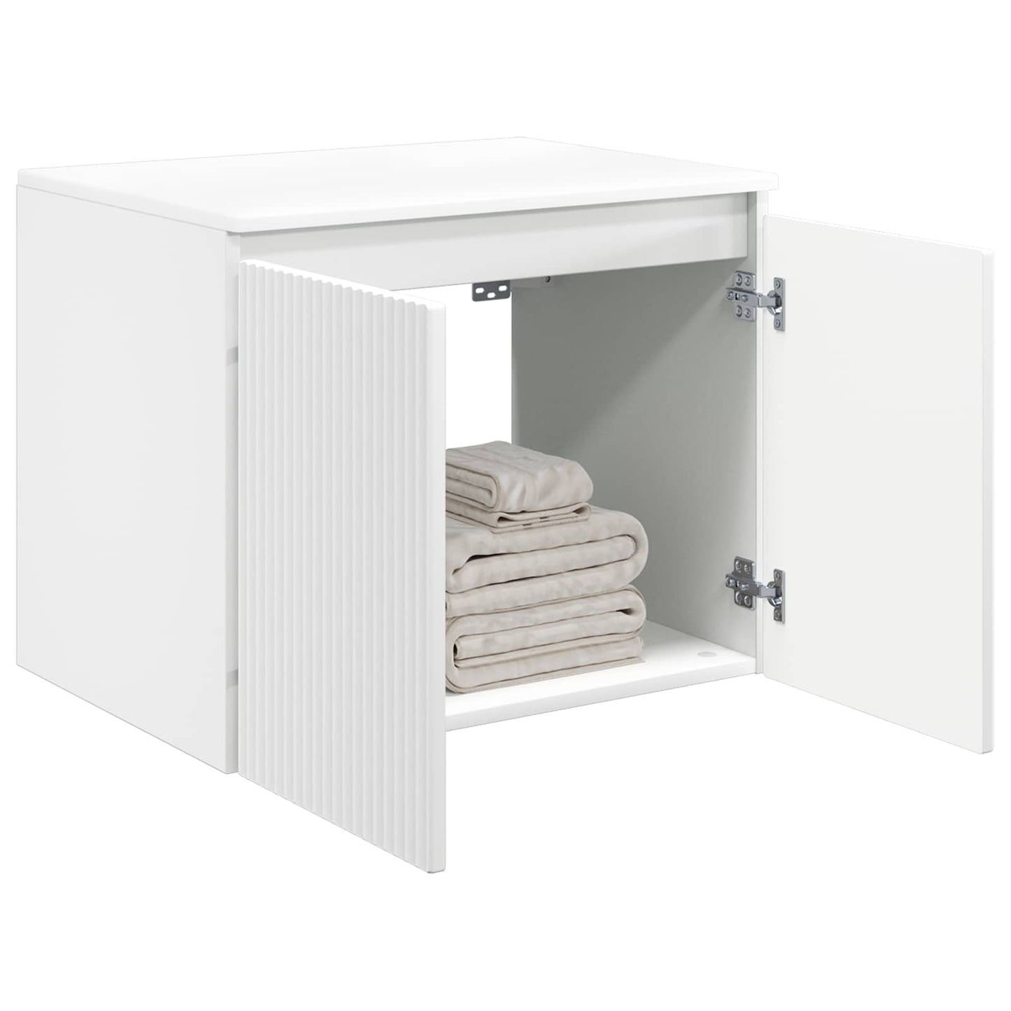 vidaXL Wall-mounted Bathroom Cabinet White 62.5 x 44.5 x 50 cm