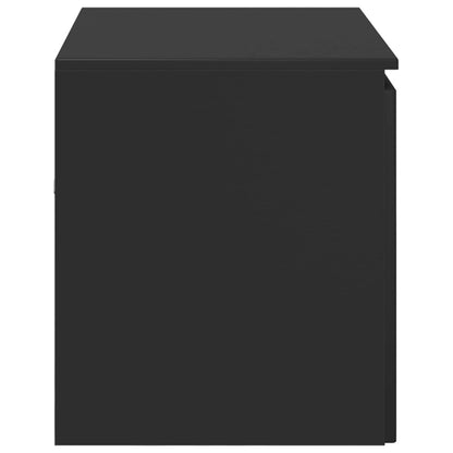 vidaXL Wall-mounted Bathroom Cabinet Black 62.5 x 44.5 x 50 cm