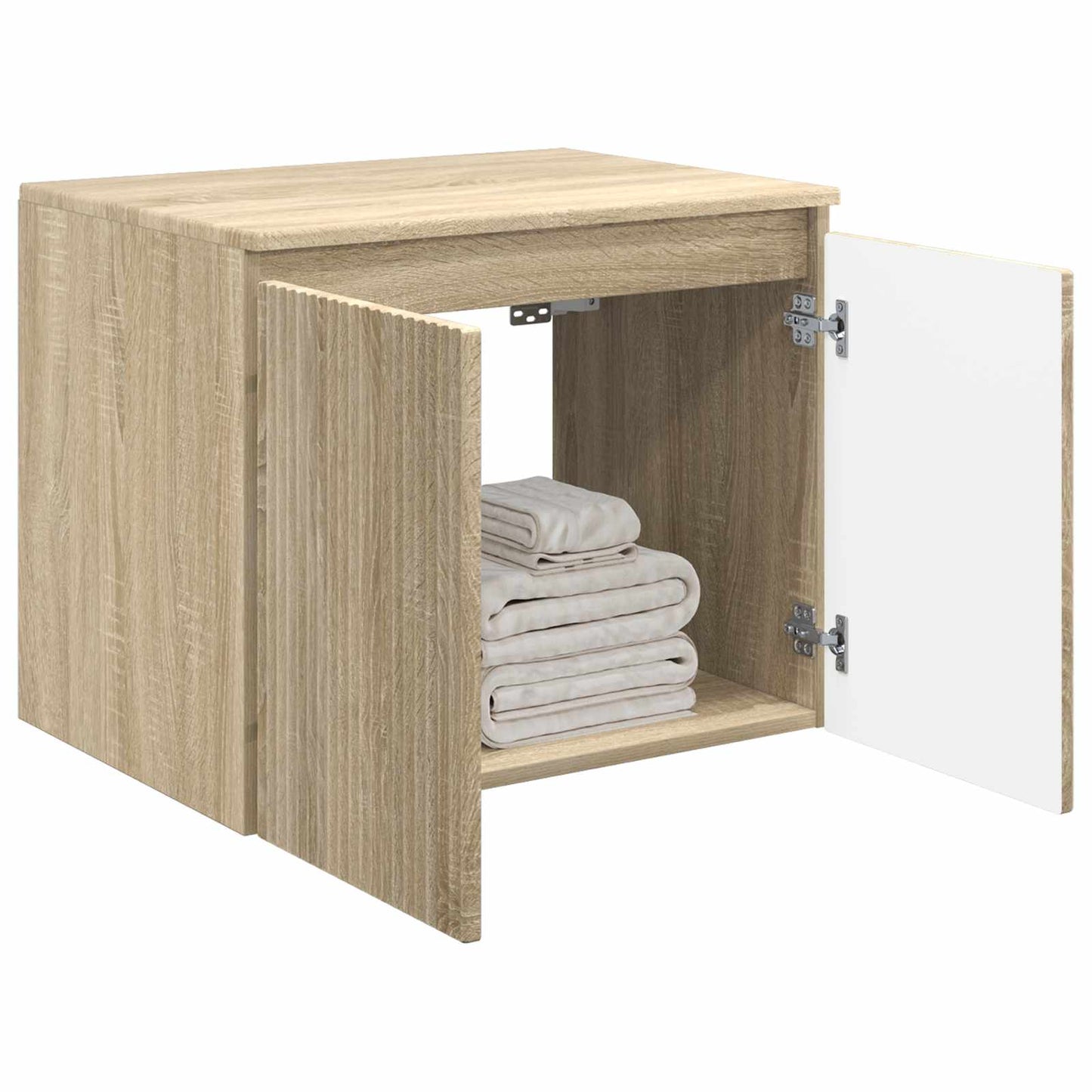 vidaXL Wall-mounted Bathroom Cabinet Sonoma Oak 62.5 x 44.5 x 50 cm
