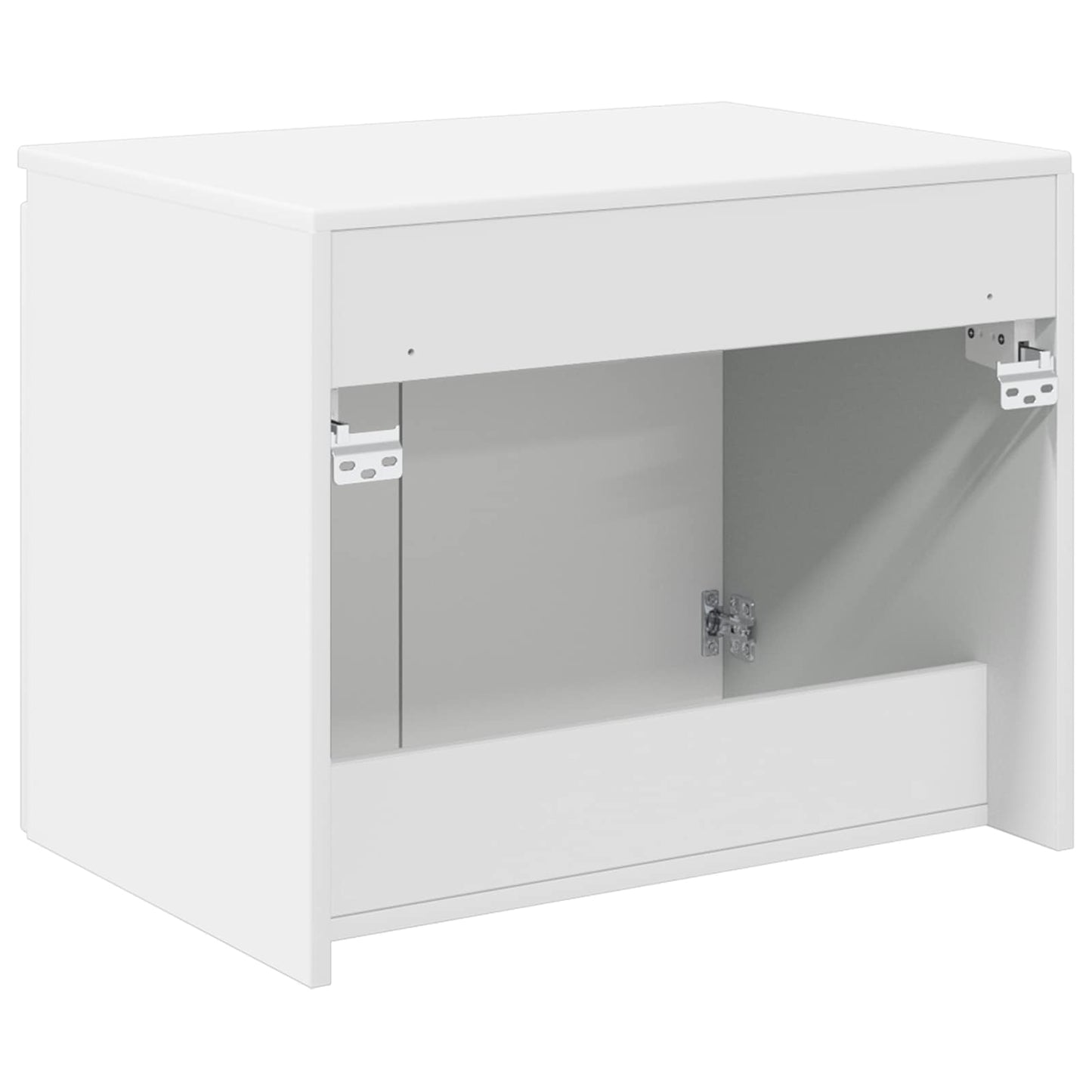 vidaXL Wall-mounted Bathroom Cabinet High Gloss White