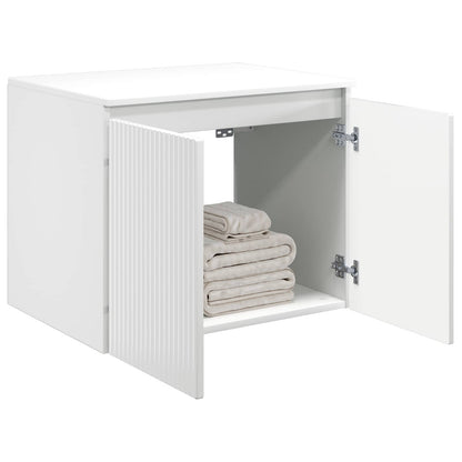 vidaXL Wall-mounted Bathroom Cabinet High Gloss White