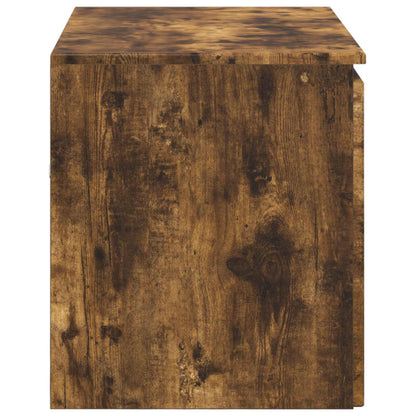 vidaXL Wall-mounted Bathroom Cabinet Smoked Oak 62.5 x 44.5 x 50 cm