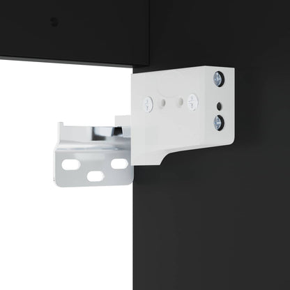 vidaXL Bathroom Cabinet Black 30 x 35 x 50 cm Engineered Wood