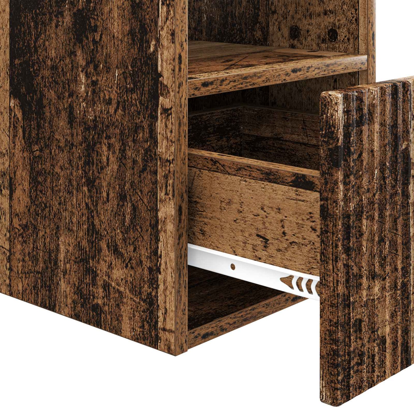vidaXL Bathroom Cabinet Old Wood 30 x 35 x 50 cm Engineered Wood