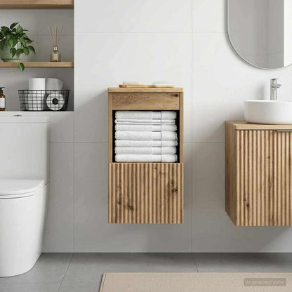 vidaXL Bathroom Cabinet Artisan Oak 30 x 35 x 50 cm Engineered Wood