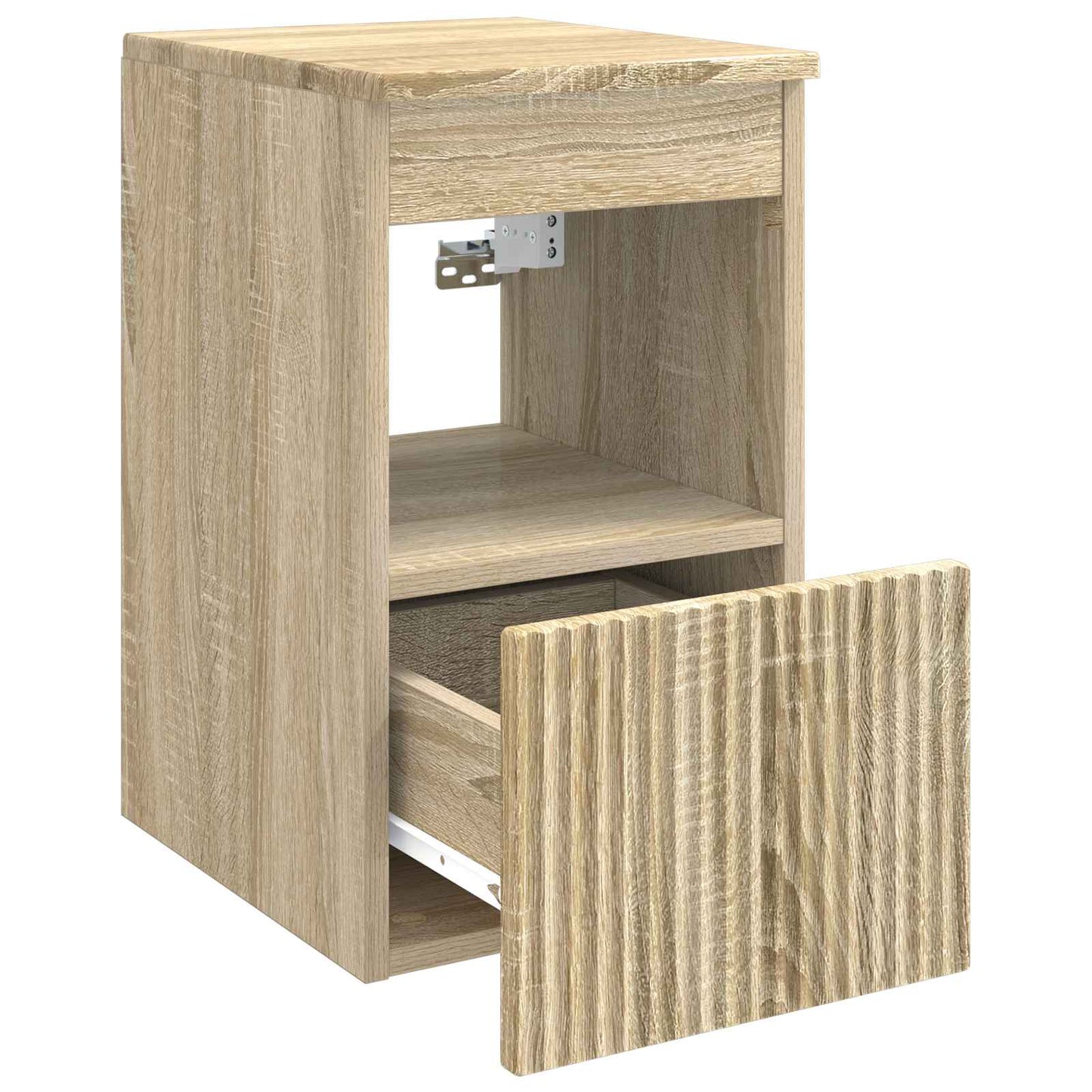 vidaXL Bathroom Cabinet Sonoma Oak 30 x 41 x 50 cm Engineered Wood