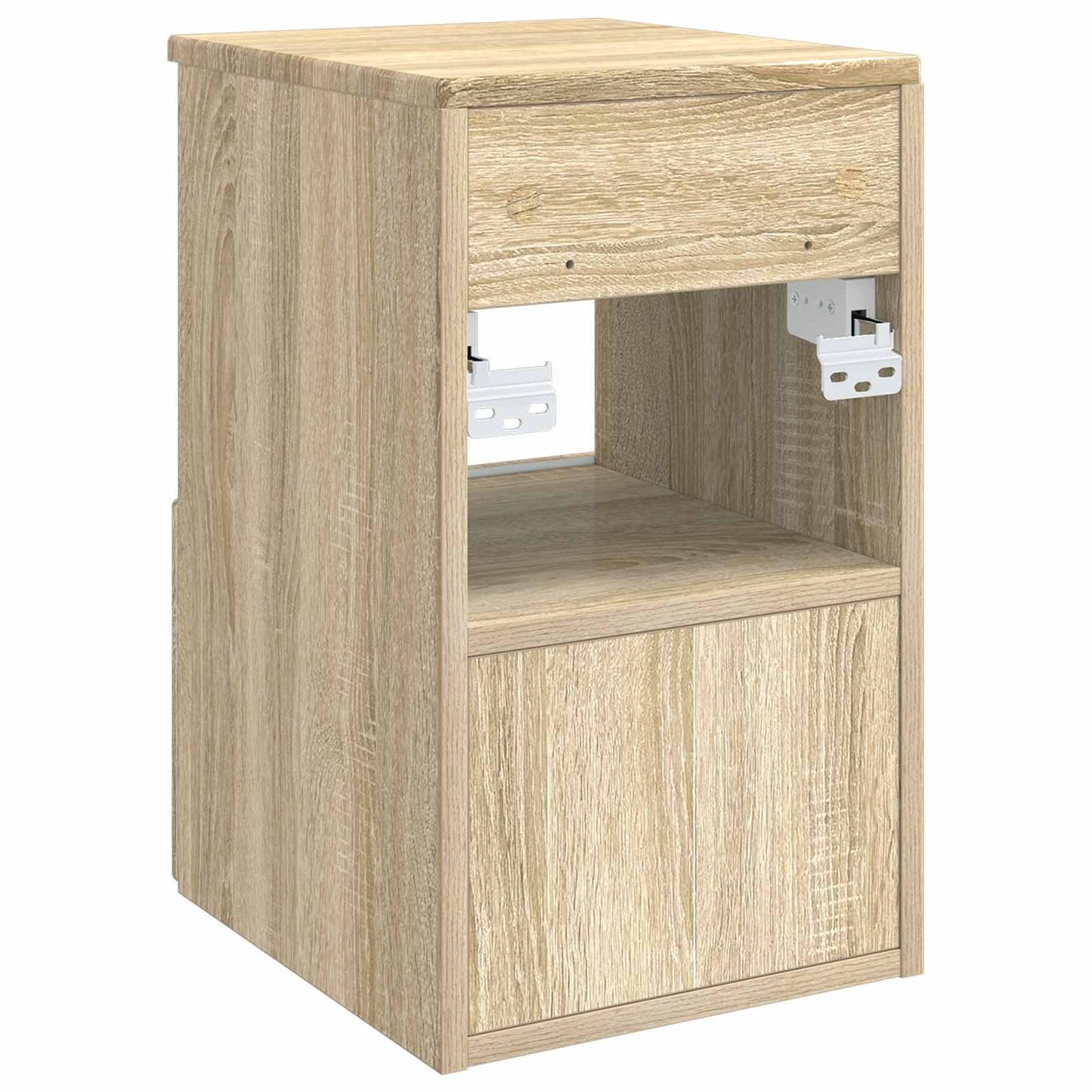 vidaXL Bathroom Cabinet Sonoma Oak 30 x 41 x 50 cm Engineered Wood