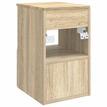 vidaXL Bathroom Cabinet Sonoma Oak 30 x 41 x 50 cm Engineered Wood
