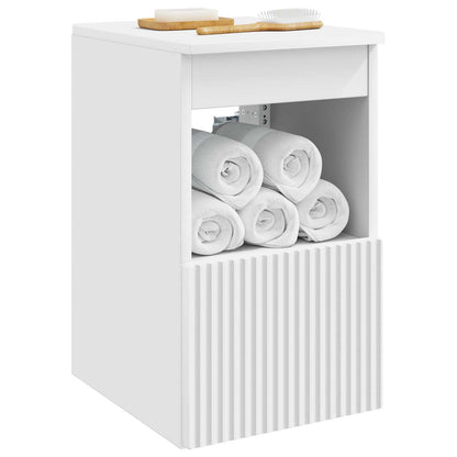 vidaXL Bathroom Cabinet White 30 x 44.5 x 50 cm Engineered Wood