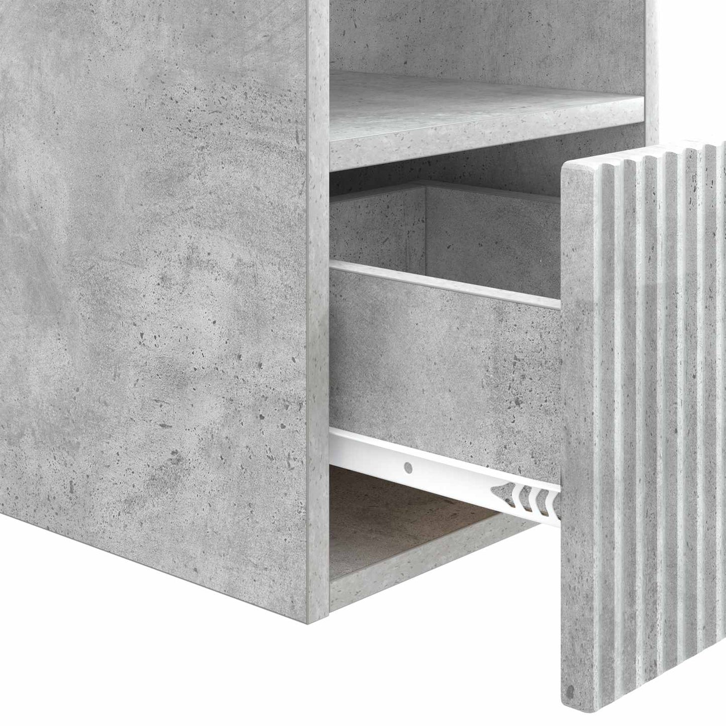 vidaXL Bathroom Cabinet Concrete Grey 30 x 44.5 x 50 cm