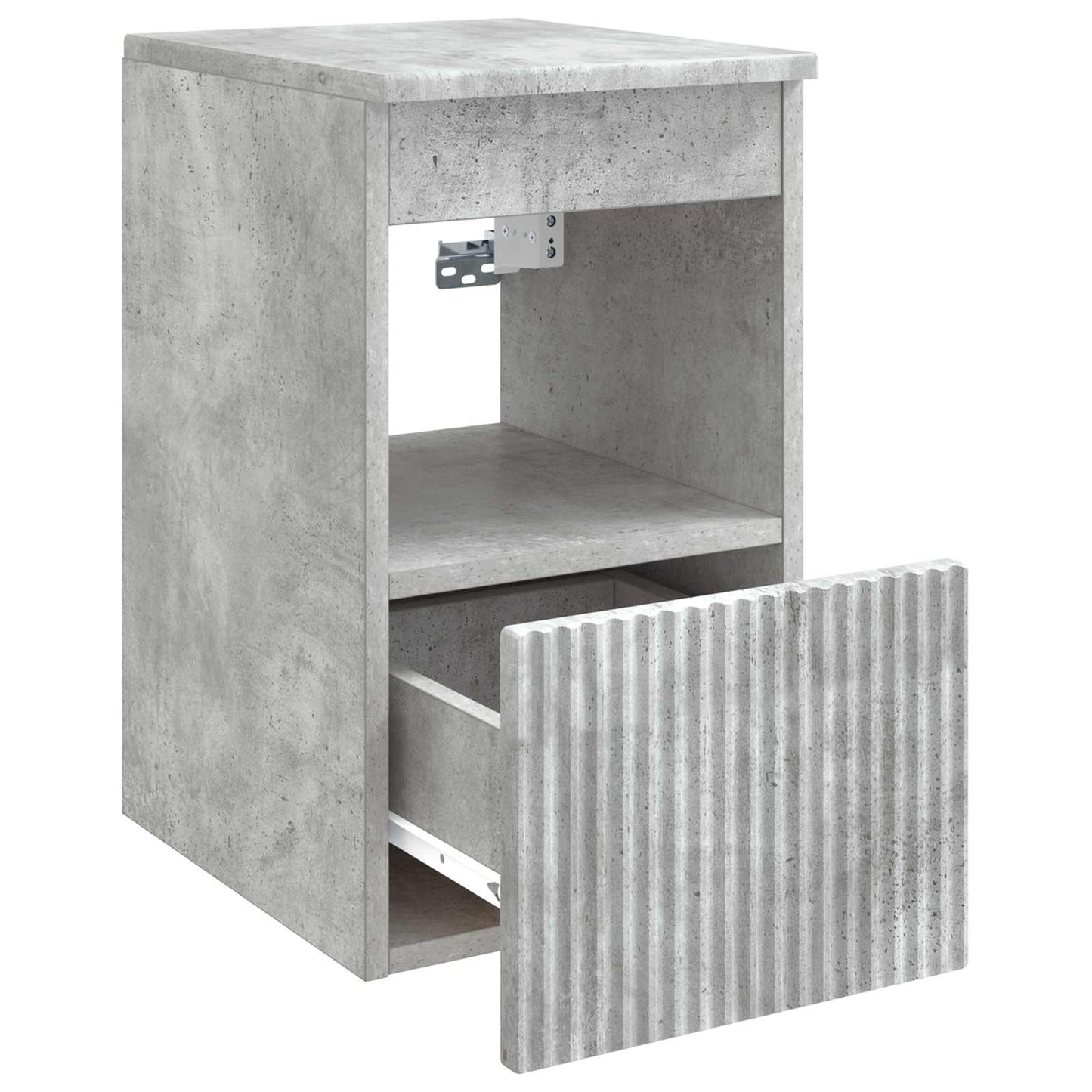 vidaXL Bathroom Cabinet Concrete Grey 30 x 44.5 x 50 cm