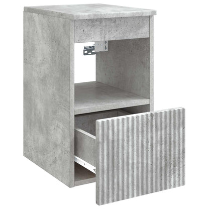 vidaXL Bathroom Cabinet Concrete Grey 30 x 44.5 x 50 cm