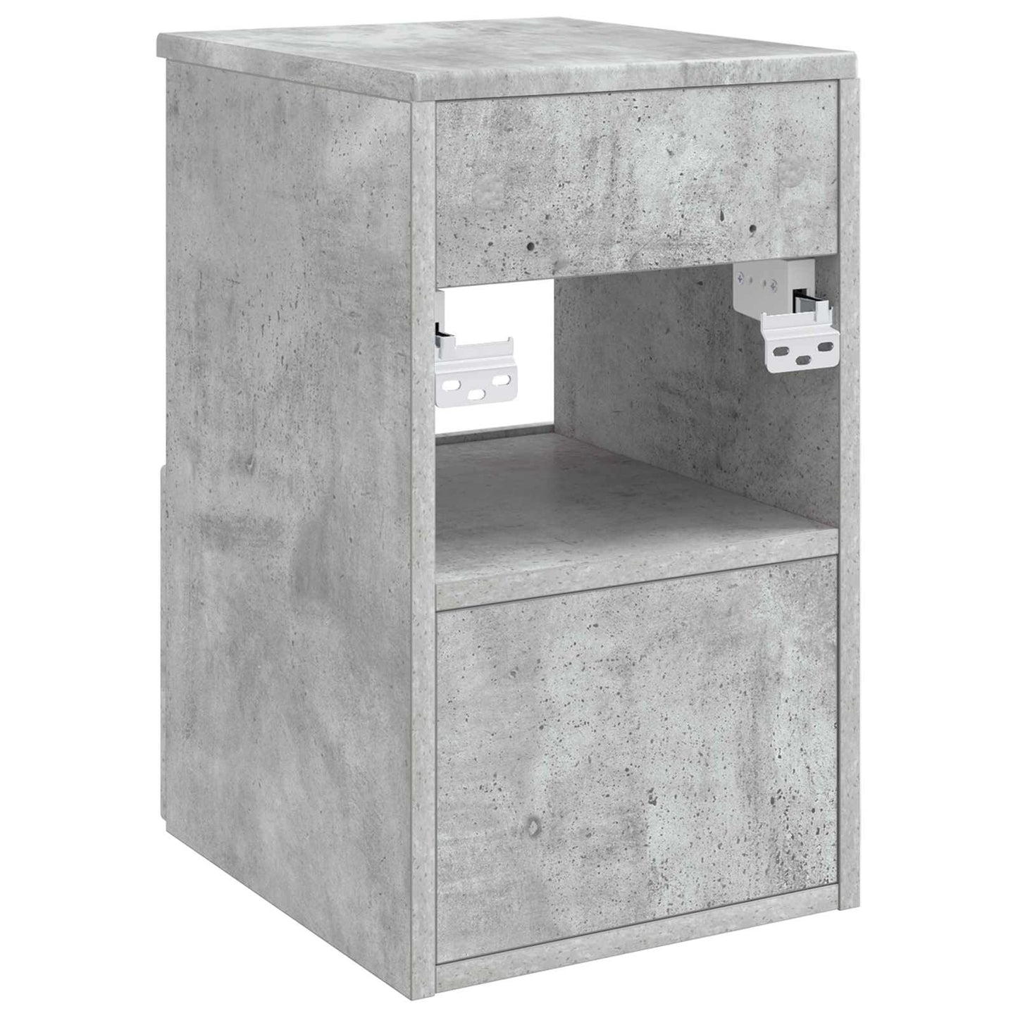 vidaXL Bathroom Cabinet Concrete Grey 30 x 44.5 x 50 cm