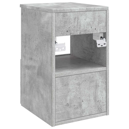 vidaXL Bathroom Cabinet Concrete Grey 30 x 44.5 x 50 cm