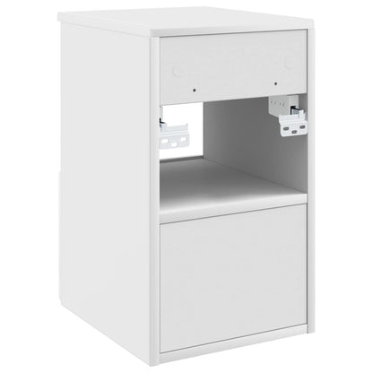 vidaXL Bathroom Cabinet High Gloss White 30 x 44.5 x 50 cm