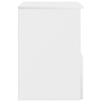 vidaXL Bathroom Cabinet High Gloss White 30 x 44.5 x 50 cm