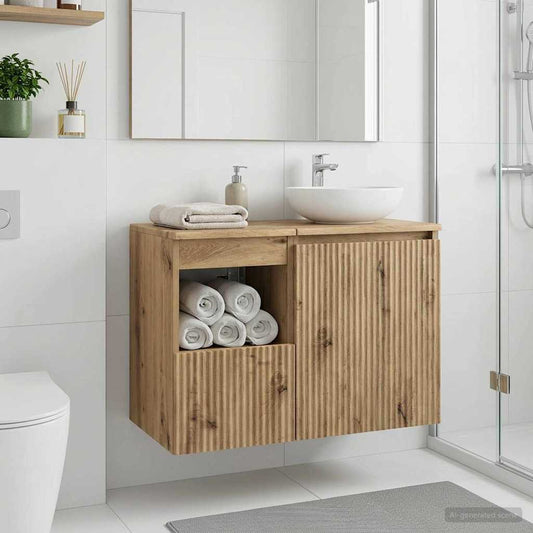 vidaXL Bathroom Cabinet Artisan Oak 30 x 44.5 x 50 cm Engineered Wood