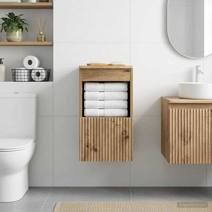 vidaXL Bathroom Cabinet Artisan Oak 30 x 44.5 x 50 cm Engineered Wood