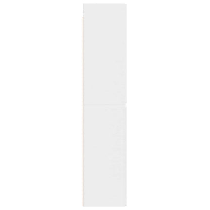 vidaXL Wall-mounted Bathroom Cabinet White 33 x 34.5 x 160 cm