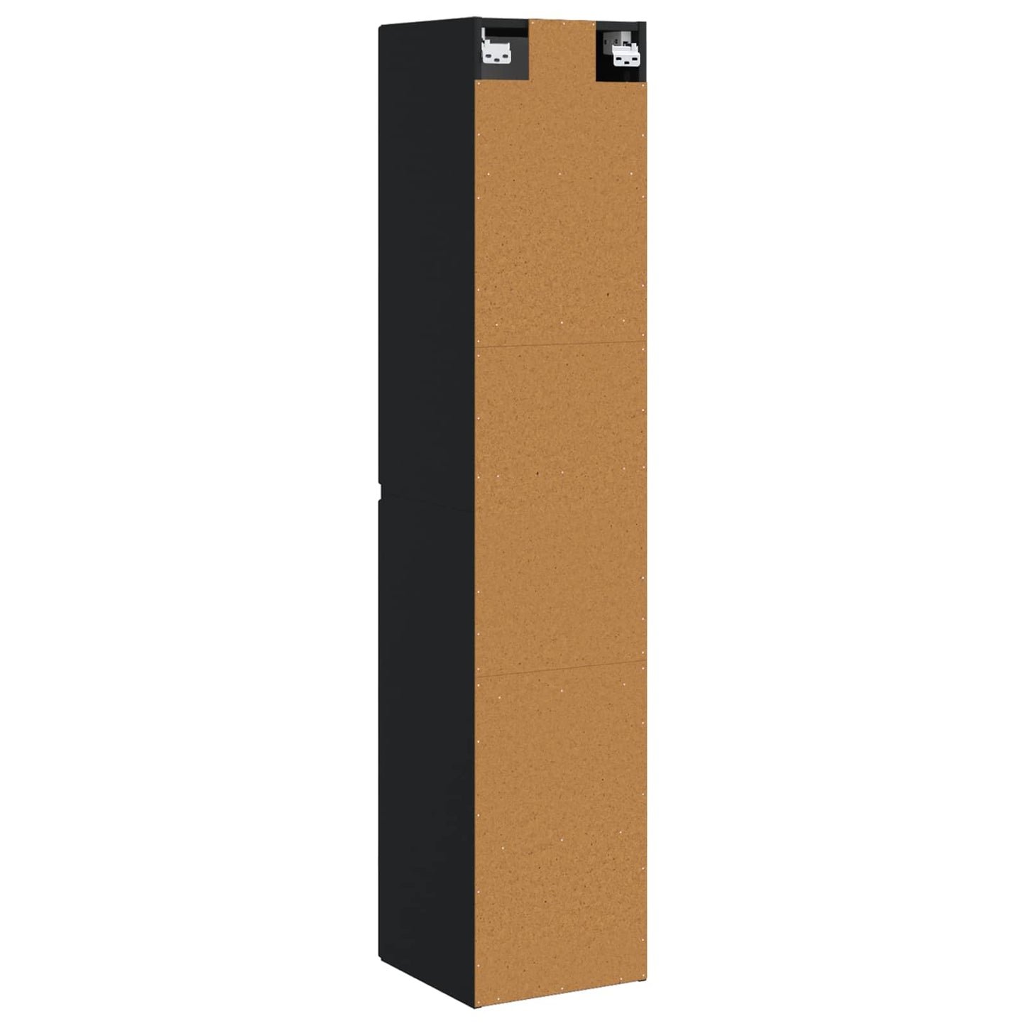 vidaXL Wall-mounted Bathroom Cabinet Black 33 x 34.5 x 160 cm